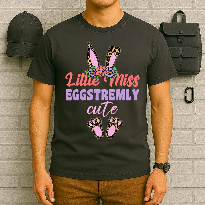 Little Miss Eggstremly Cute Easter Bunny T-Shirt