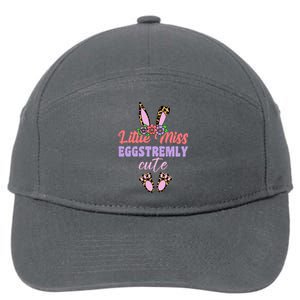 Little Miss Eggstremly Cute Easter Bunny 7-Panel Snapback Hat