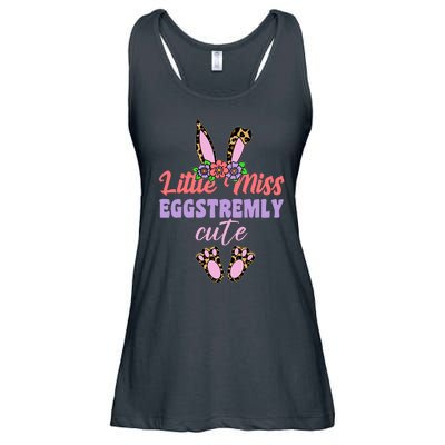 Little Miss Eggstremly Cute Easter Bunny Ladies Essential Flowy Tank