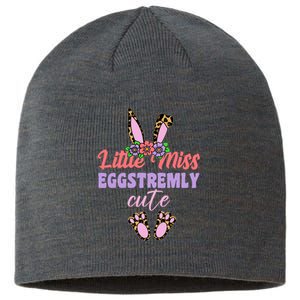 Little Miss Eggstremly Cute Easter Bunny Sustainable Beanie