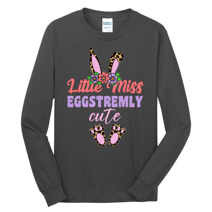 Little Miss Eggstremly Cute Easter Bunny Tall Long Sleeve T-Shirt