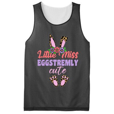Little Miss Eggstremly Cute Easter Bunny Mesh Reversible Basketball Jersey Tank