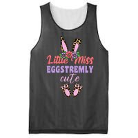 Little Miss Eggstremly Cute Easter Bunny Mesh Reversible Basketball Jersey Tank