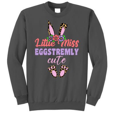 Little Miss Eggstremly Cute Easter Bunny Tall Sweatshirt