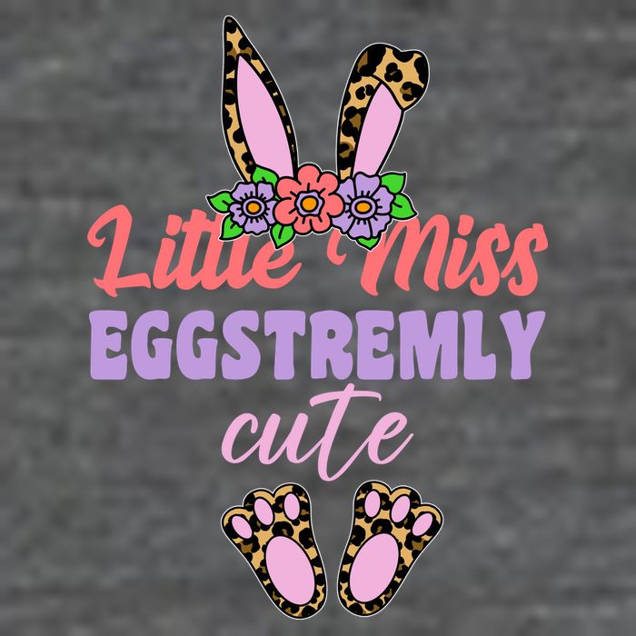 Little Miss Eggstremly Cute Easter Bunny Zip Tote Bag