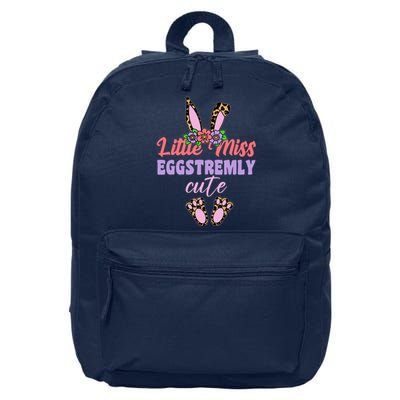 Little Miss Eggstremly Cute Easter Bunny 16 in Basic Backpack