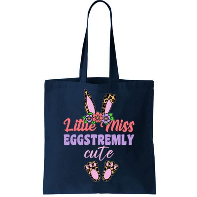 Little Miss Eggstremly Cute Easter Bunny Tote Bag