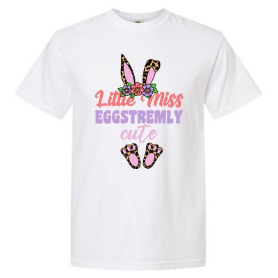 Little Miss Eggstremly Cute Easter Bunny Garment-Dyed Heavyweight T-Shirt