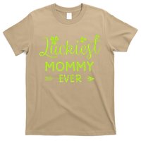 Luckiest Mommy Ever Matching St Patricks Day Gift For Mommy T-Shirt