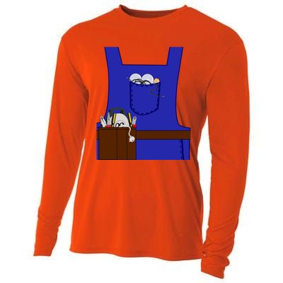 Last Minute Electrician Halloween Workers Group Costume Gift Cooling Performance Long Sleeve Crew