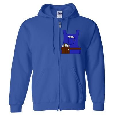 Last Minute Electrician Halloween Workers Group Costume Gift Full Zip Hoodie