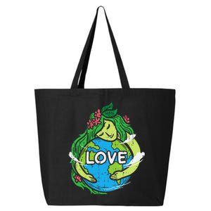 Love Mother Earth Planet Hug Nature Environment Earth Day 25L Jumbo Tote