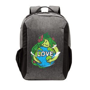 Love Mother Earth Planet Hug Nature Environment Earth Day Vector Backpack