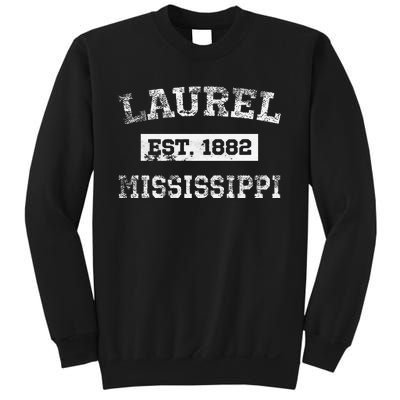 Laurel Mississippi Est. 1882 Distressed Sweatshirt