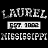 Laurel Mississippi Est. 1882 Distressed Baby Bodysuit