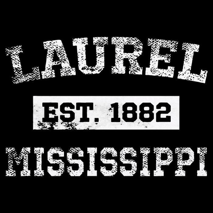 Laurel Mississippi Est. 1882 Distressed Baby Bodysuit