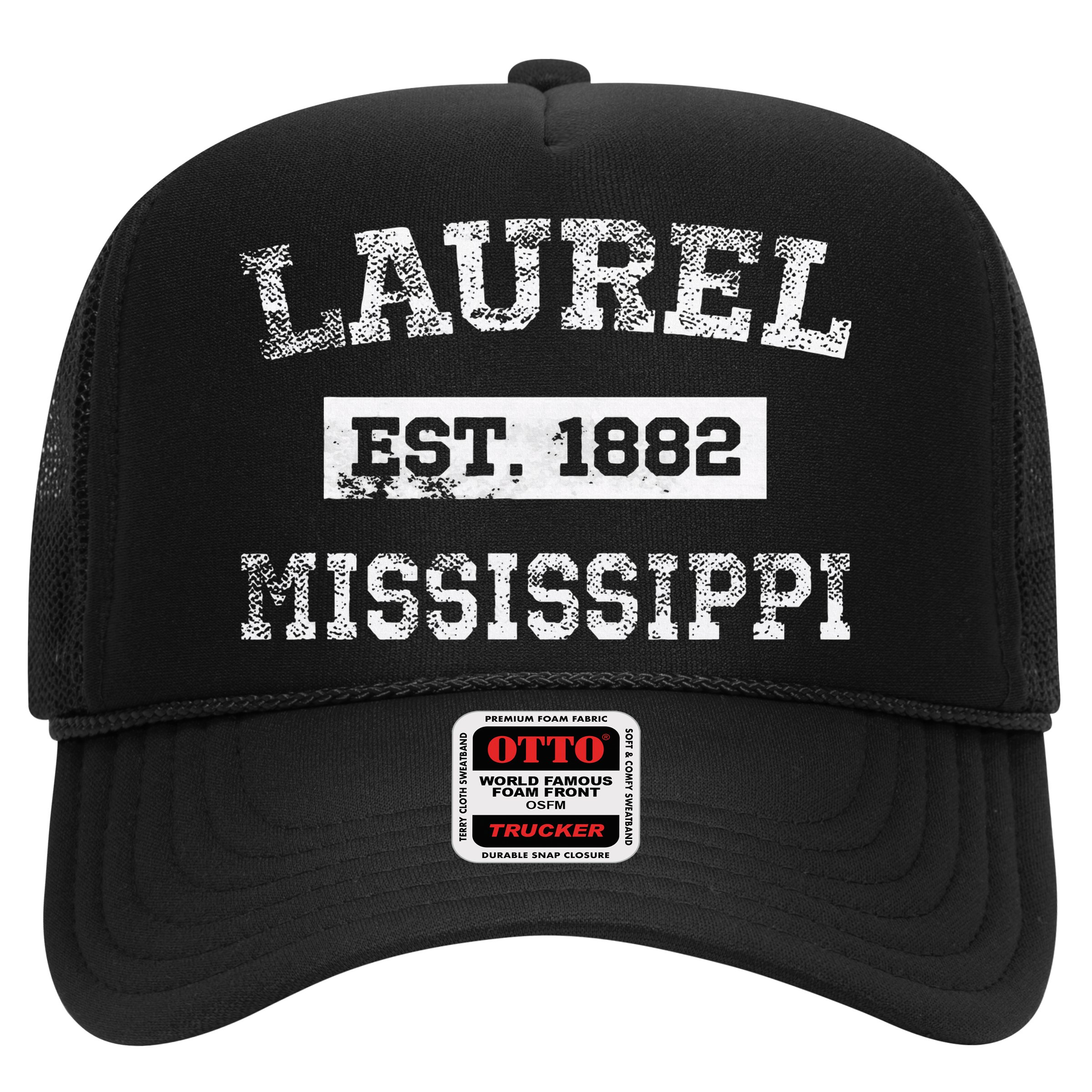 Laurel Mississippi Est. 1882 Distressed Hat