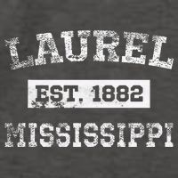 Laurel Mississippi Est. 1882 Distressed Vector Backpack