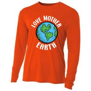 Love Mother Earth Day Save The Planet Green Environt Funny Gift Cooling Performance Long Sleeve Crew