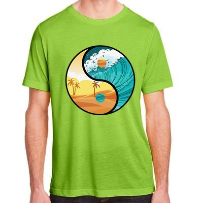 Love Mother Earth Yin Yang Save The Planet Symbolic Apparel Adult ChromaSoft Performance T-Shirt