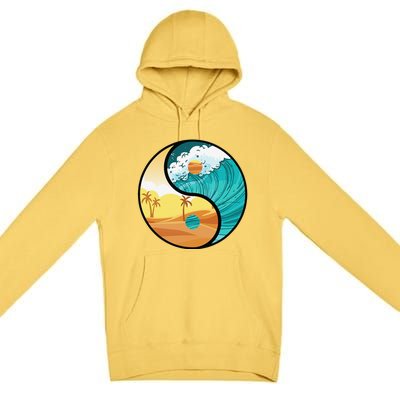 Love Mother Earth Yin Yang Save The Planet Symbolic Apparel Premium Pullover Hoodie