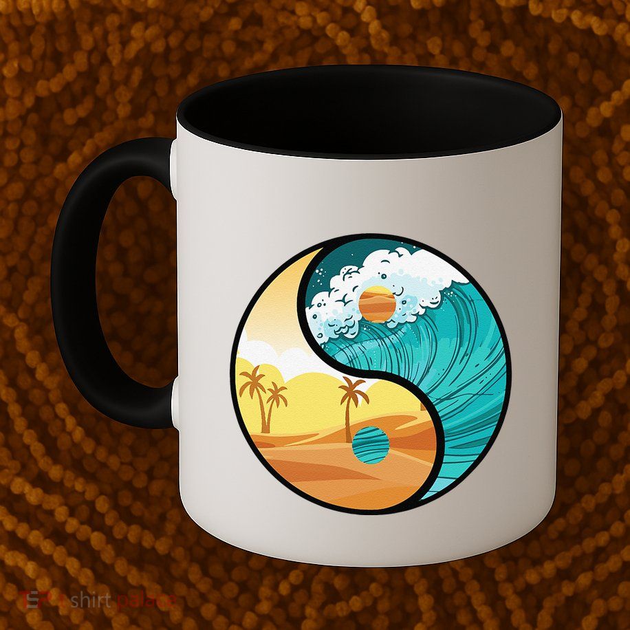 Love Mother Earth Yin Yang Save The Planet Symbolic Apparel Mug