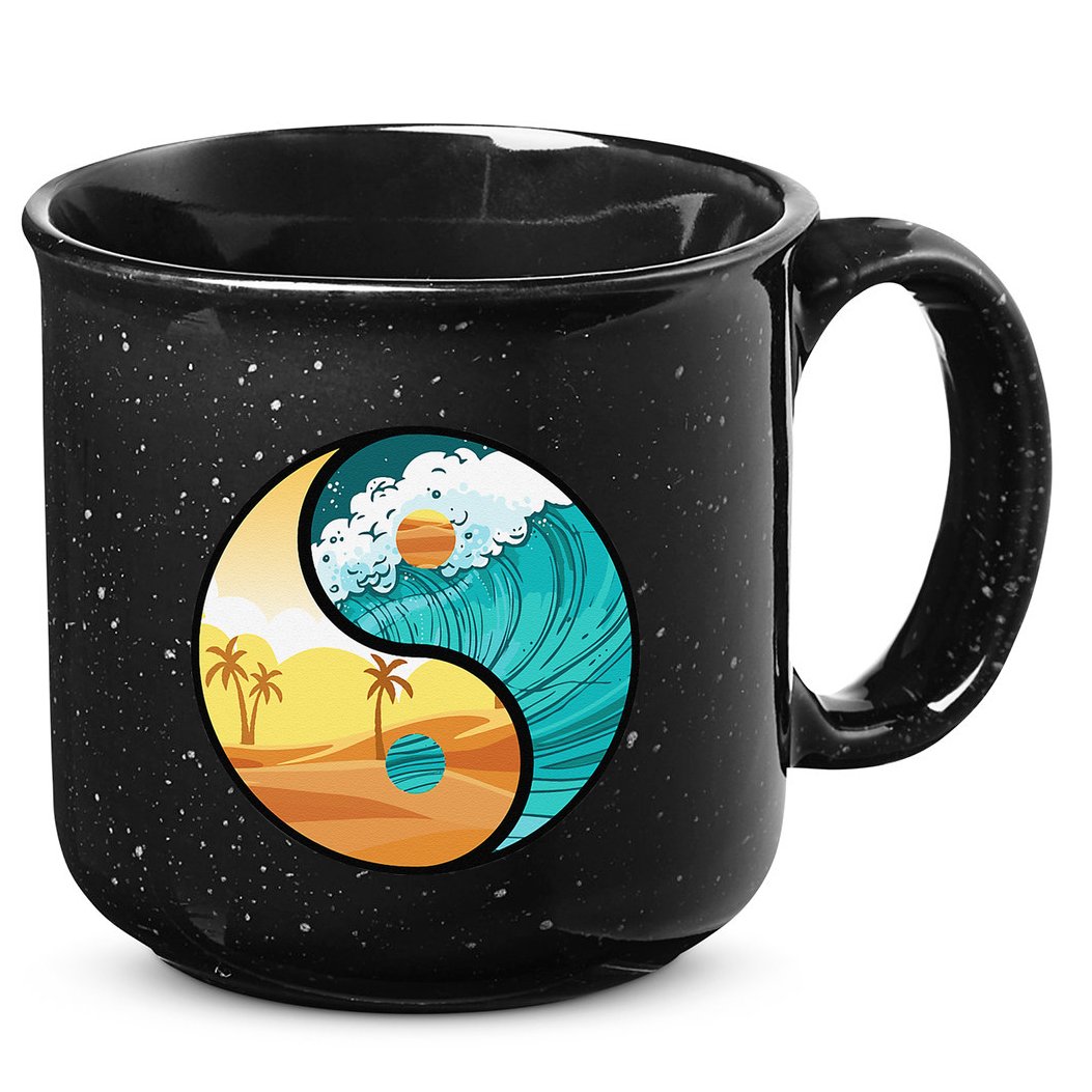 Love Mother Earth Yin Yang Save The Planet Symbolic Apparel 15oz Campfire Ceramic Mug