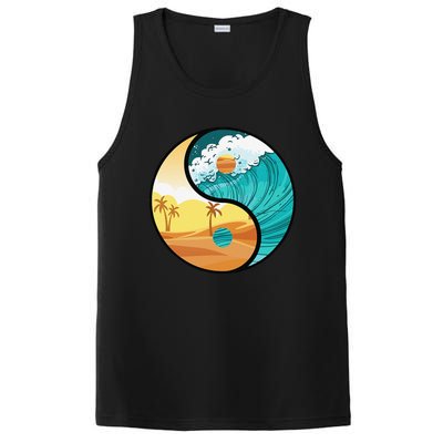 Love Mother Earth Yin Yang Save The Planet Symbolic Apparel PosiCharge Competitor Tank