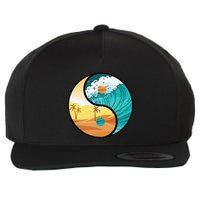 Love Mother Earth Yin Yang Save The Planet Symbolic Apparel Wool Snapback Cap