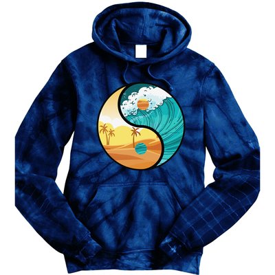 Love Mother Earth Yin Yang Save The Planet Symbolic Apparel Tie Dye Hoodie