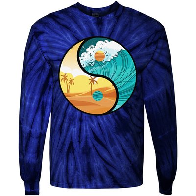 Love Mother Earth Yin Yang Save The Planet Symbolic Apparel Tie-Dye Long Sleeve Shirt