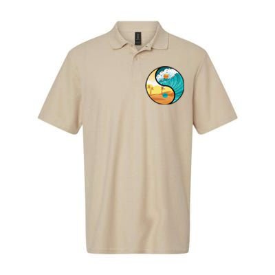 Love Mother Earth Yin Yang Save The Planet Symbolic Apparel Softstyle Adult Sport Polo