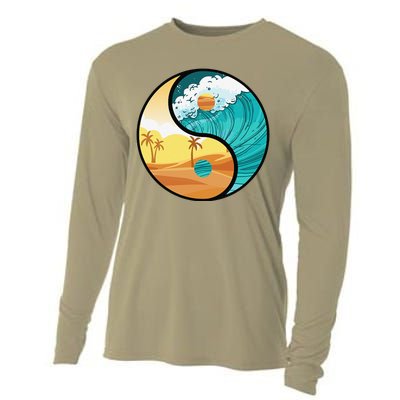 Love Mother Earth Yin Yang Save The Planet Symbolic Apparel Cooling Performance Long Sleeve Crew