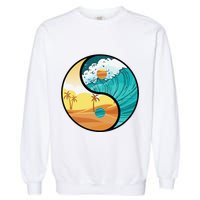 Love Mother Earth Yin Yang Save The Planet Symbolic Apparel Garment-Dyed Sweatshirt
