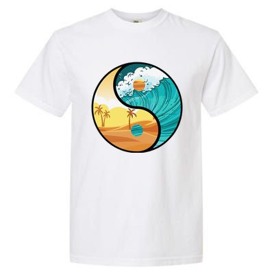 Love Mother Earth Yin Yang Save The Planet Symbolic Apparel Garment-Dyed Heavyweight T-Shirt