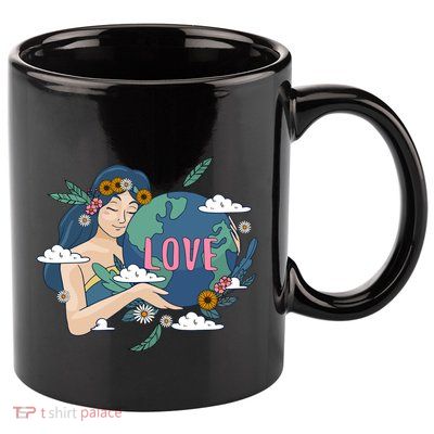 Love Mother Earth 52nd Earth Day Save Our Planet Environt Cute Gift 11oz C Handle Ceramic Mug