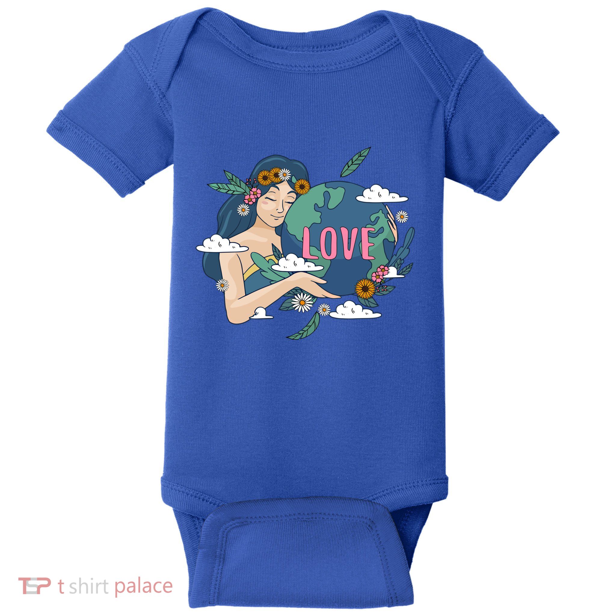 Love Mother Earth 52nd Earth Day Save Our Planet Environt Cute Gift Baby Bodysuit