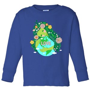 Love Mother Earthday Save Our Planet Environt Green Gift Toddler Long Sleeve Shirt