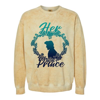 Little Mermaid Eric Her Prince Couples Colorblast Crewneck Sweatshirt