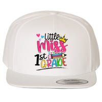 Little Miss First Grade Back To School 1st Grader Kids Wool Snapback Cap