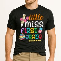 Little Miss First Grade Back To School Cooling Performance Crew T-Shirt