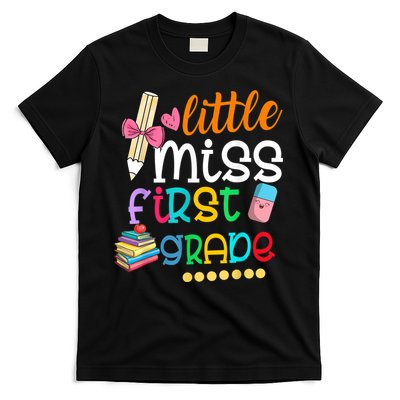 Little Miss First Grade Back To School T-Shirt