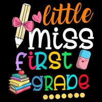 Little Miss First Grade Back To School City Backpack