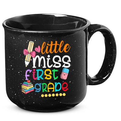 Little Miss First Grade Back To School 15oz Campfire Ceramic Mug