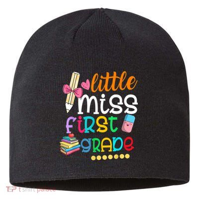 Little Miss First Grade Back To School Sustainable Beanie