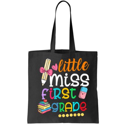 Little Miss First Grade Back To School Bag