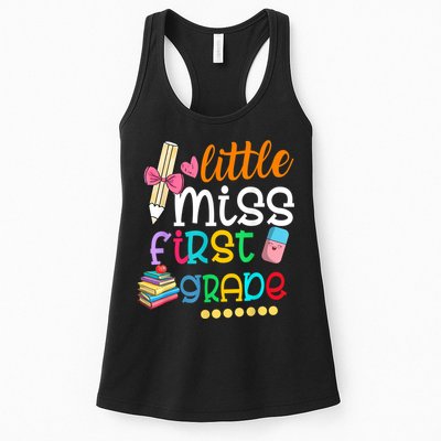 Little Miss First Grade Back To School Womens Tank Top