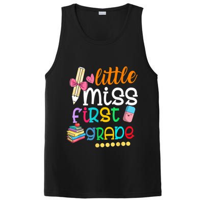 Little Miss First Grade Back To School PosiCharge Competitor Tank