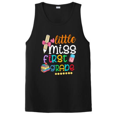 Little Miss First Grade Back To School PosiCharge Competitor Tank