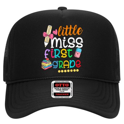 Little Miss First Grade Back To School Trucker Hat